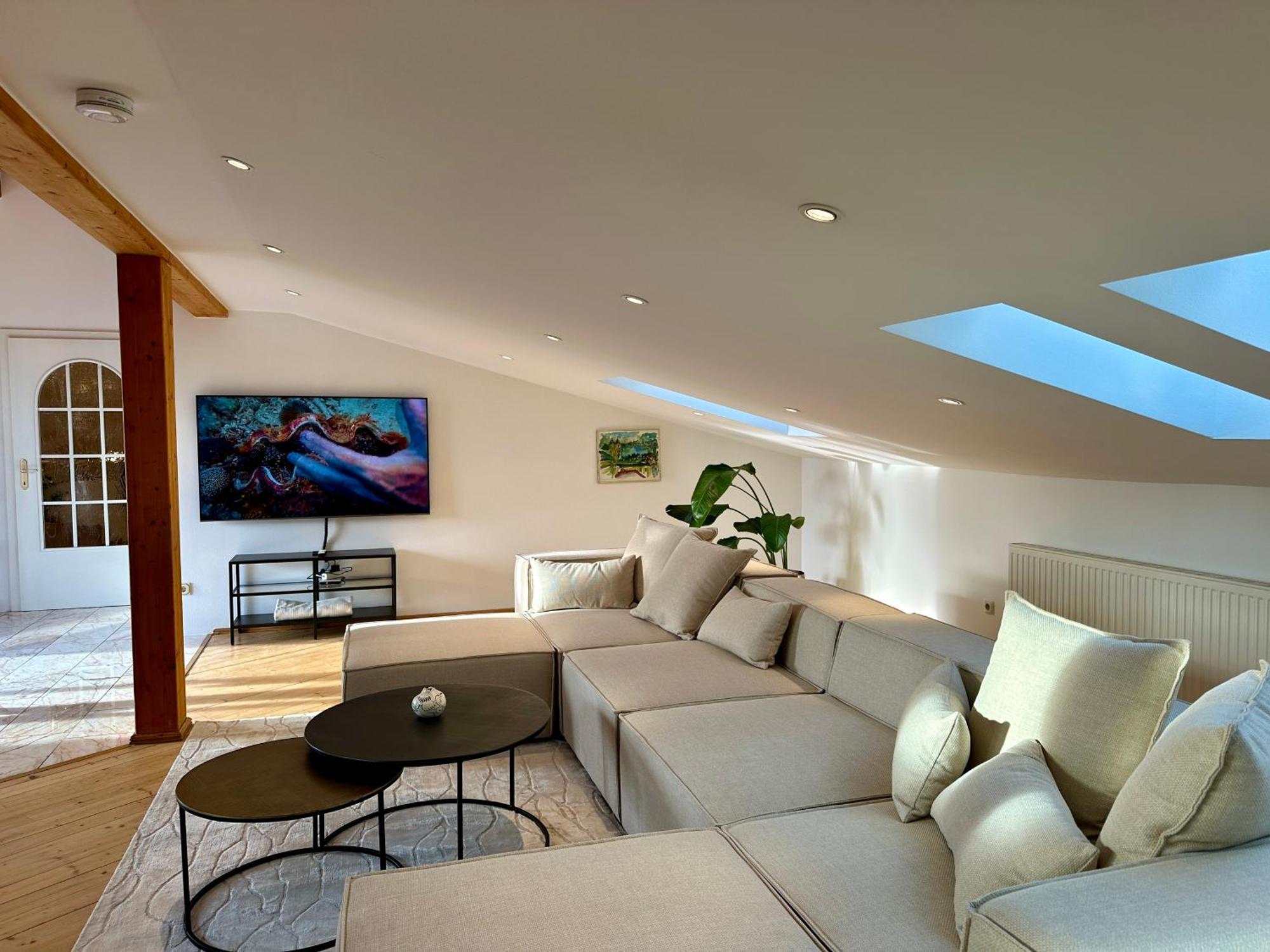 17Er Apartment Mit Sauna Und Privater Garage Mondsee Dış mekan fotoğraf