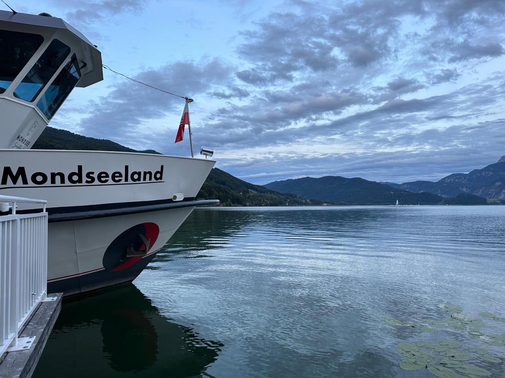 17Er Apartment Mit Sauna Und Privater Garage Mondsee Dış mekan fotoğraf