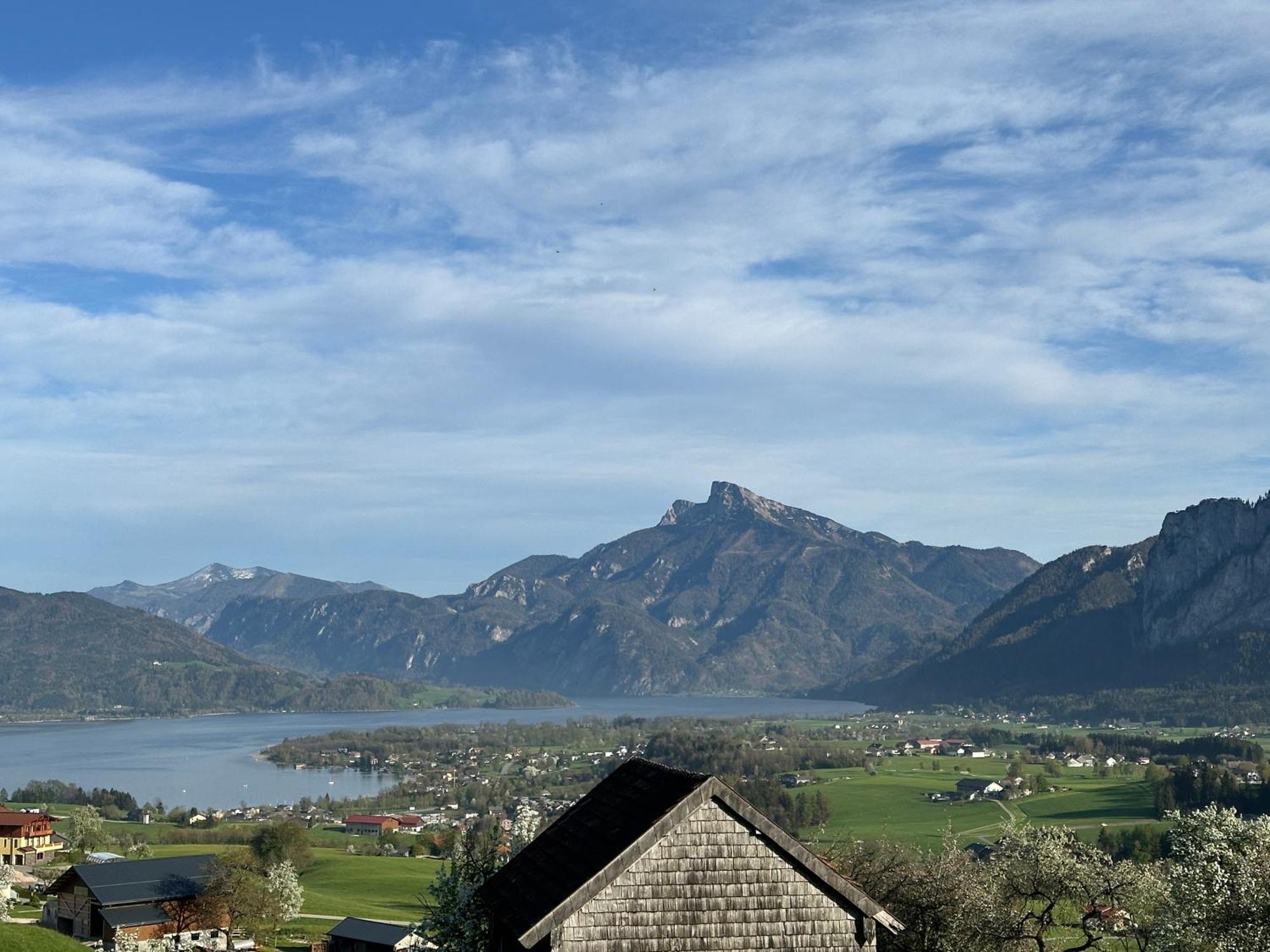 17Er Apartment Mit Sauna Und Privater Garage Mondsee Dış mekan fotoğraf